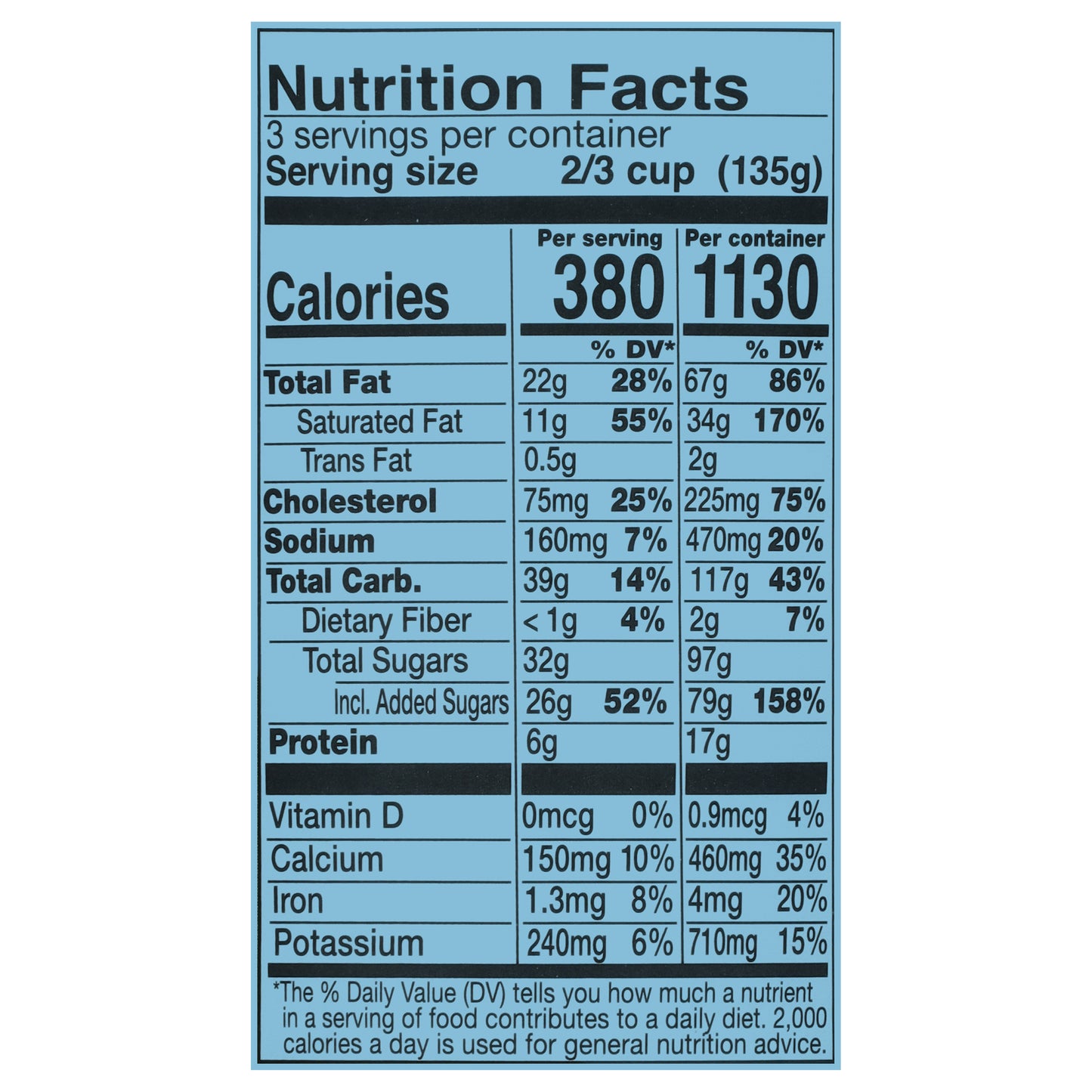 Ben & Jerry's Milk & Cookies Ice Cream 1 pt