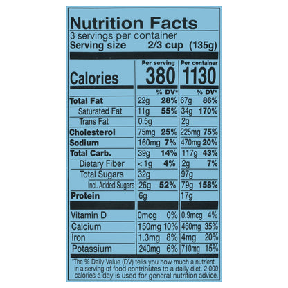 Ben & Jerry's Milk & Cookies Ice Cream 1 pt