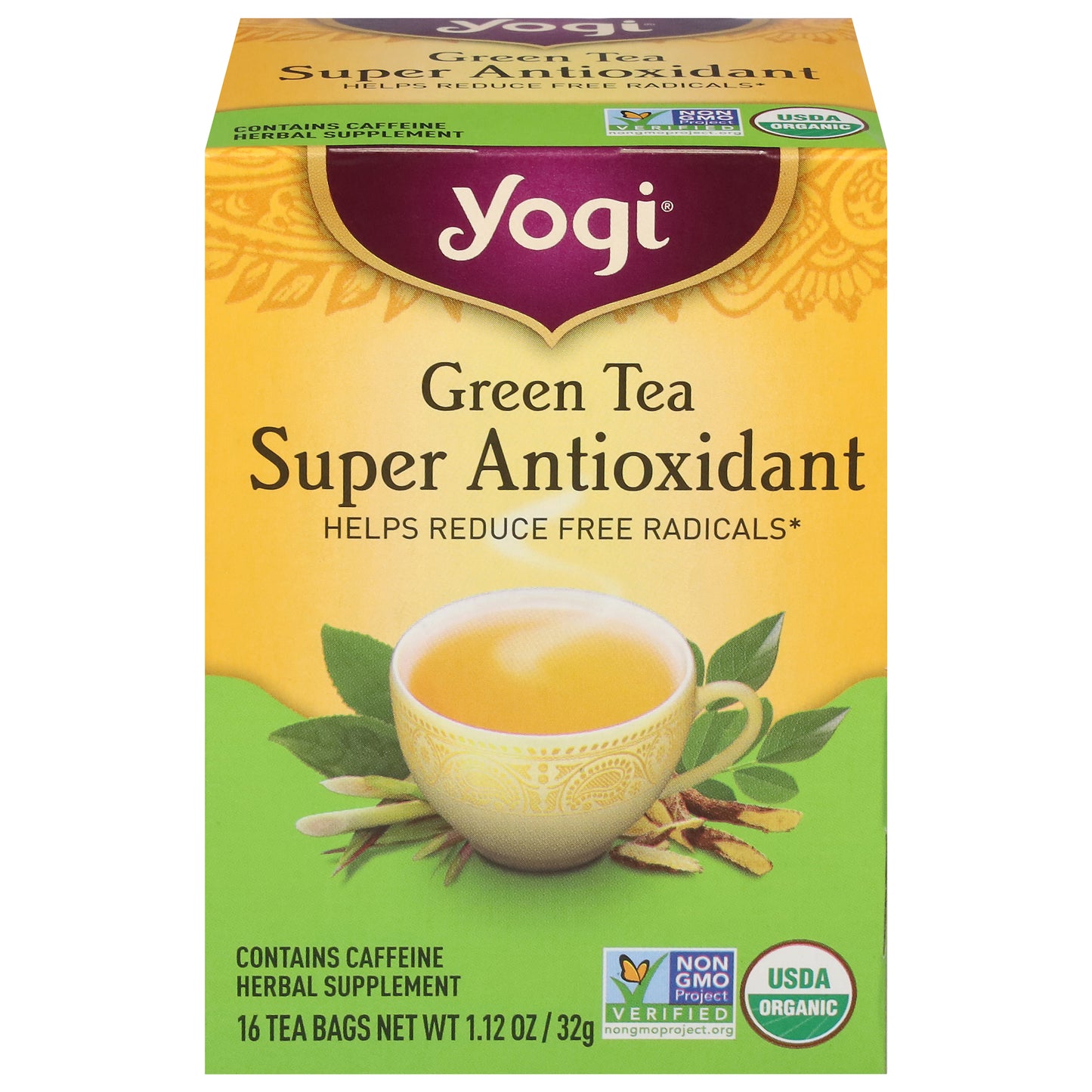 Yogi Super Antioxidant Green Tea 16 Tea Bags