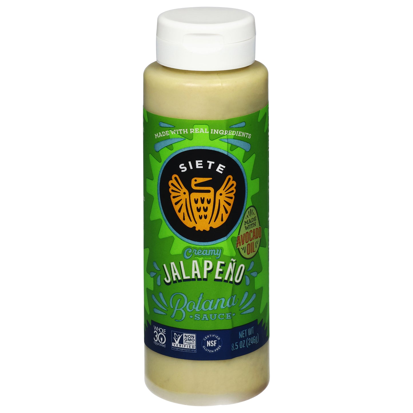 Siete Creamy Jalapeno Botana Sauce 8.5 oz