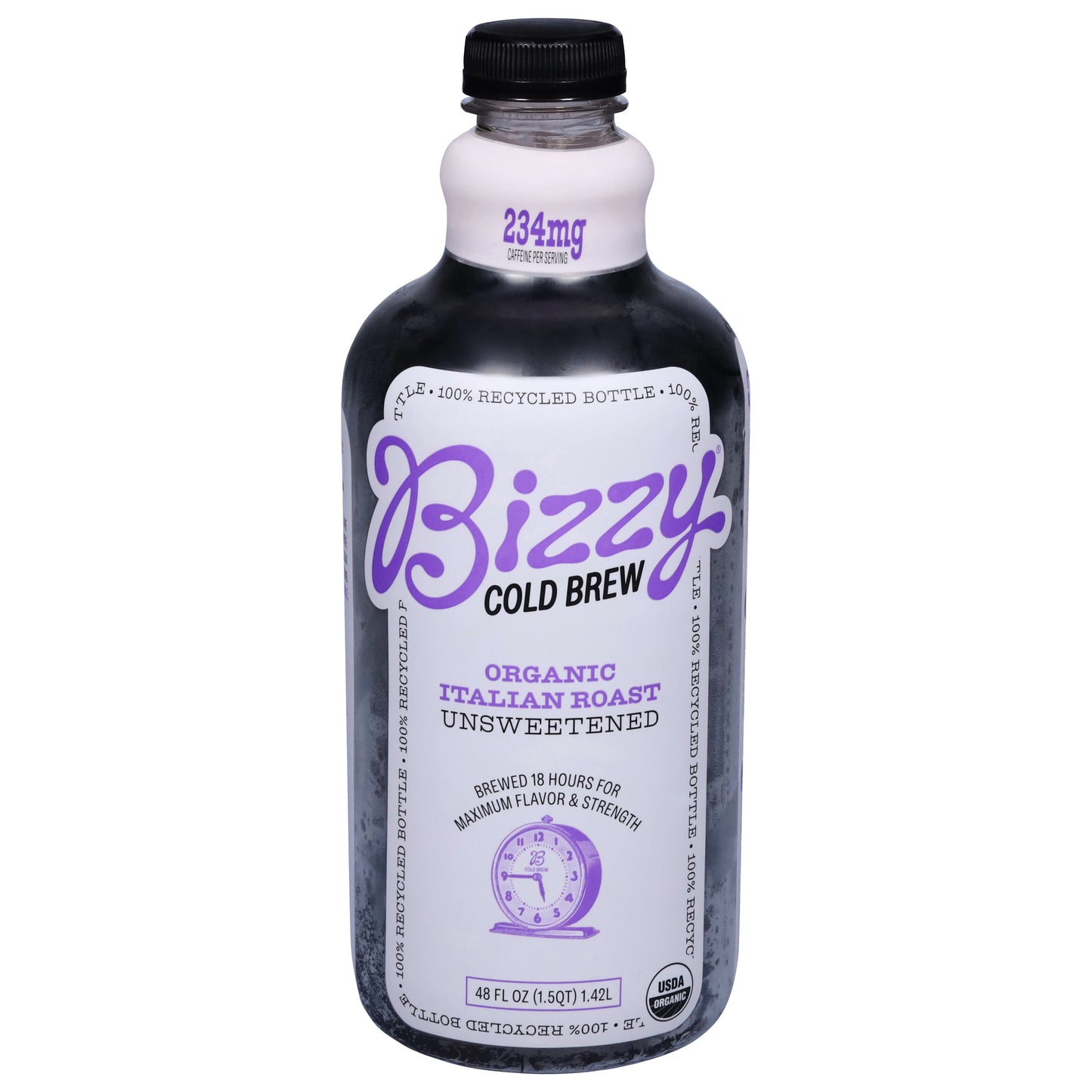 Bizzy Organic Italian Roast Unsweetened Cold Brew 48 fl oz