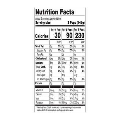 Cherry n' Lemonade Red, White and Blue, No Added Sugar Ice Pops, 8 Ct