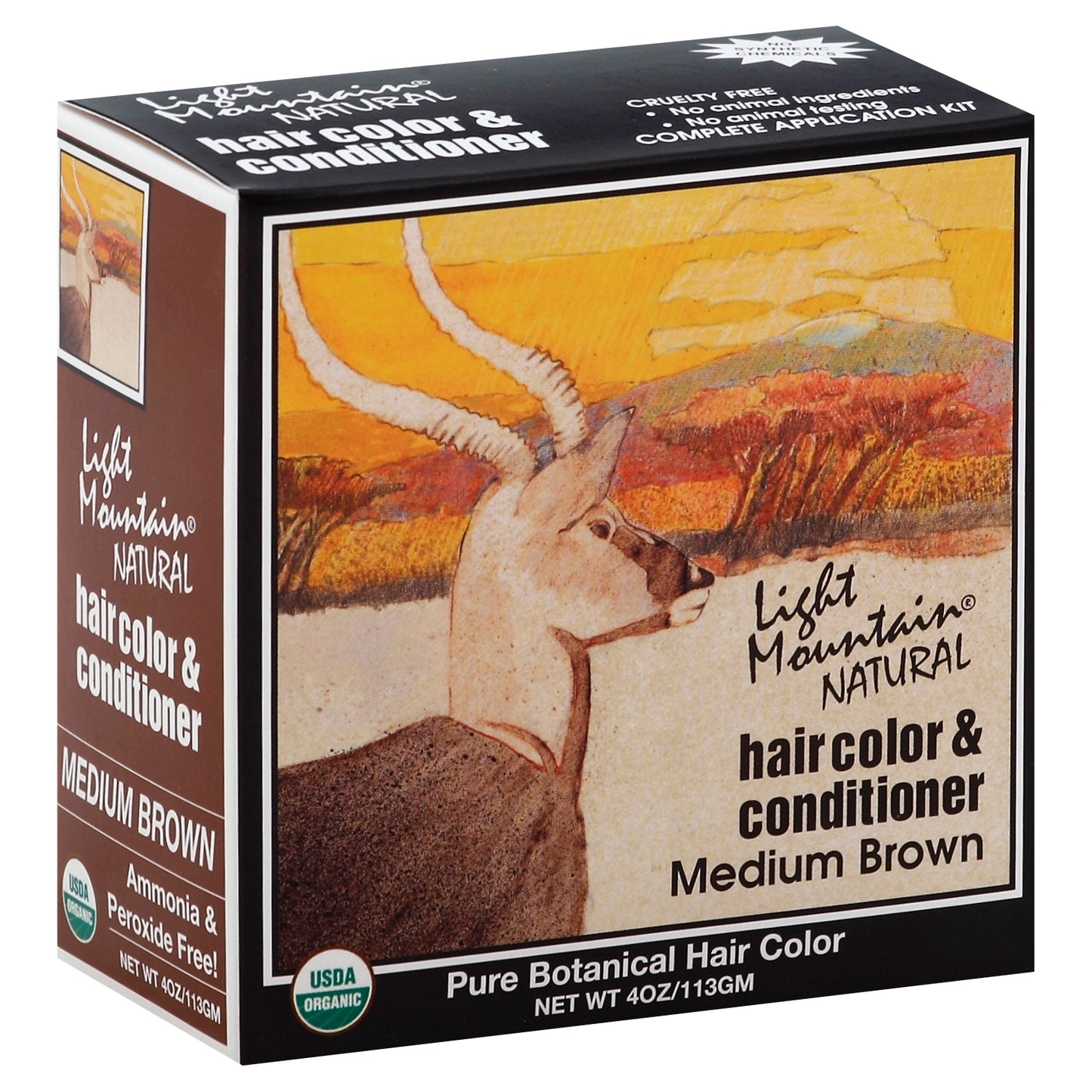 Light Mountain Hair Color & Conditioner 4 oz