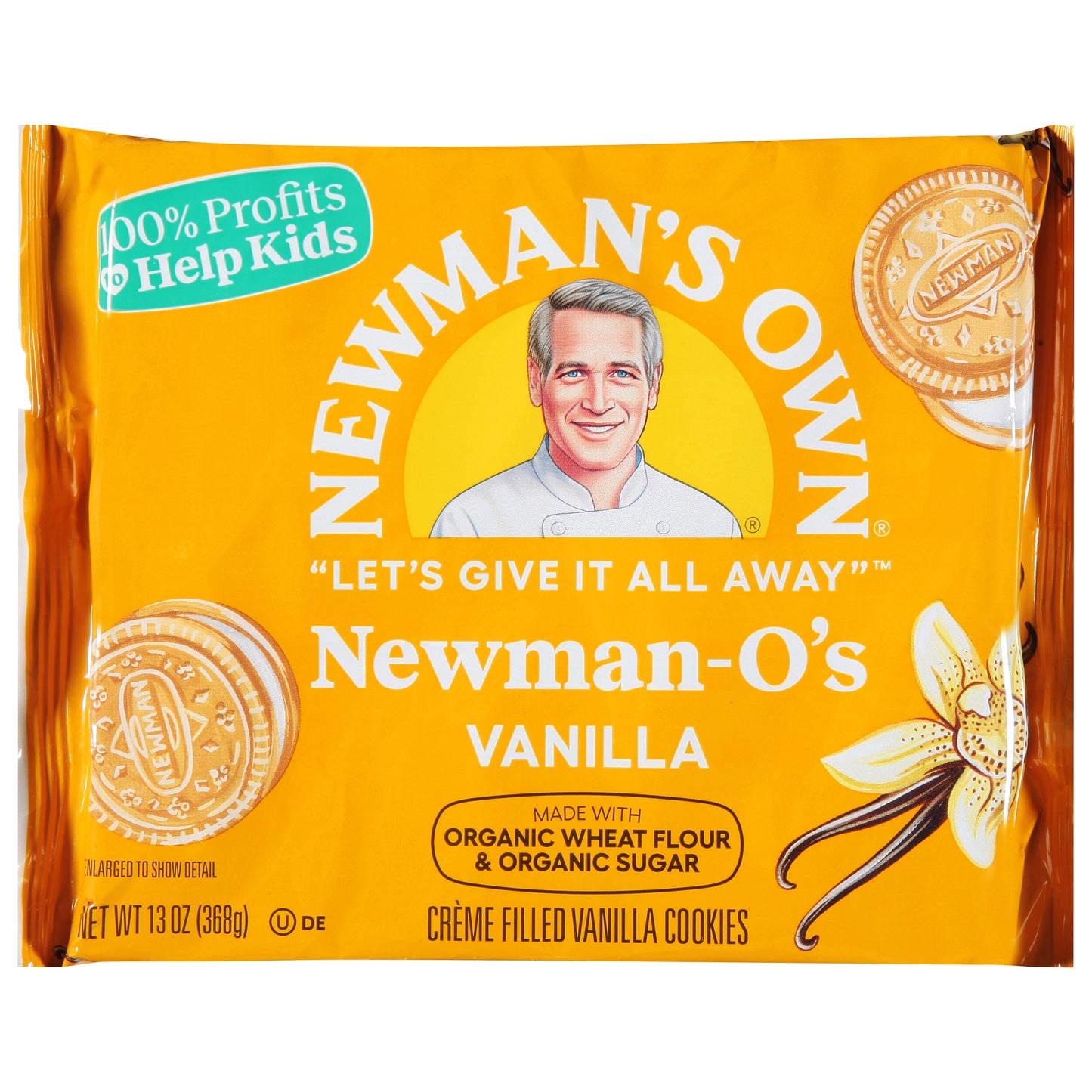 Newman's Own Newman-O's Creme Filled Vanilla Cookies 13 oz