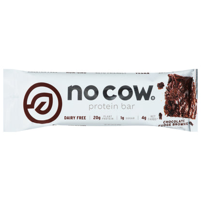 No Cow Chocolate Fudge Brownie Protein Bar 2.12 oz
