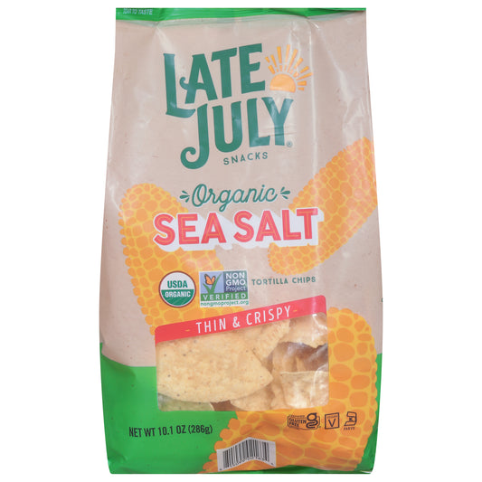 Late July Thin & Crispy Sea Salt Tortilla Chips 10.1 oz