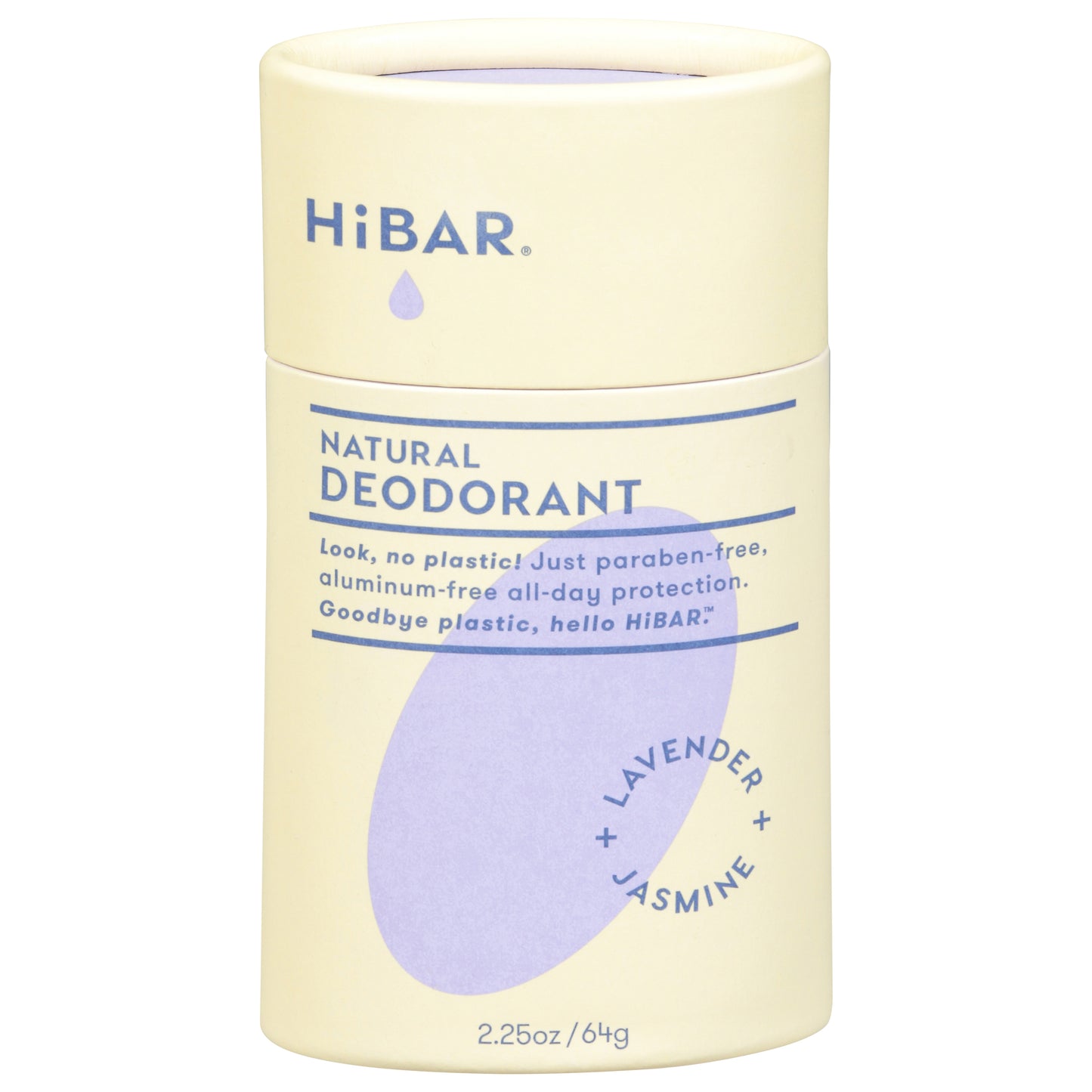 HiBar Natural Lavender + Jasmine Deodorant 2.25 oz
