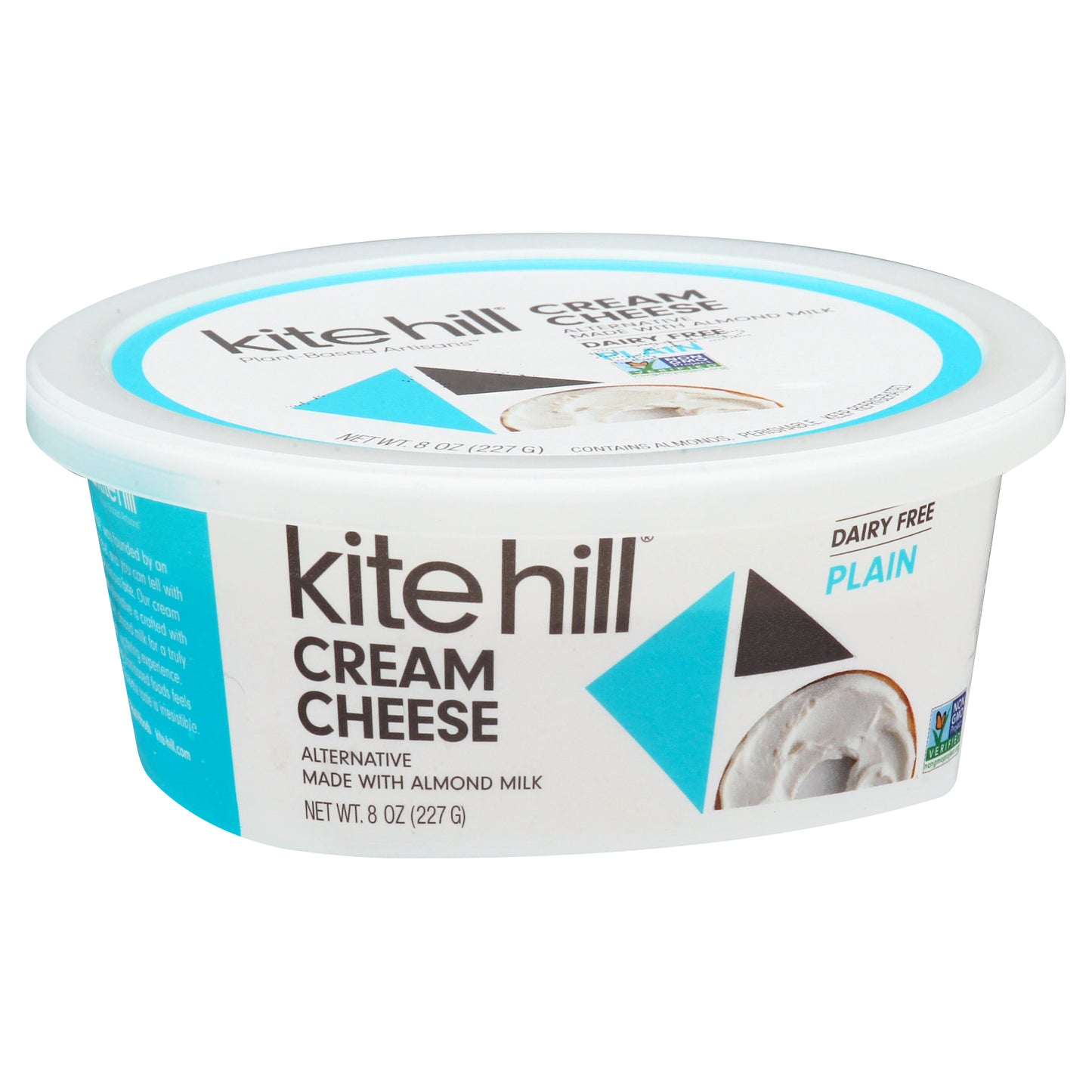 Kite Hill Dairy Free Plain Cream Cheese 8 oz