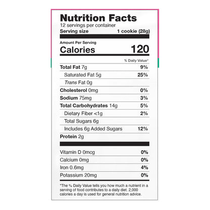 Sweet Loren's Less Sugar Chocolate Chunk Cookie Dough 12 oz