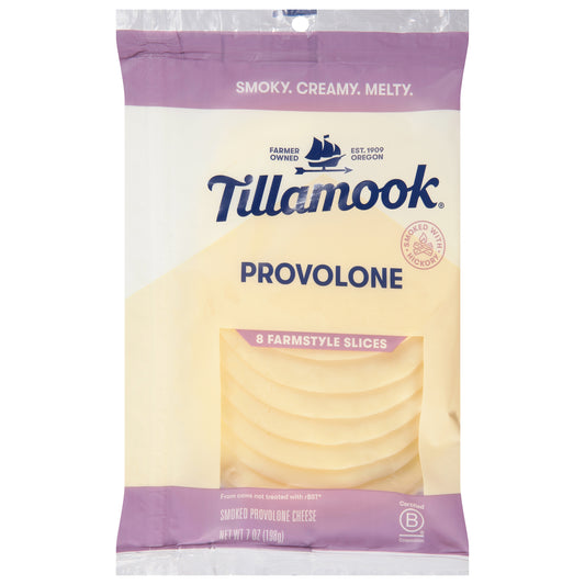 Tillamook Farmstyle Smoked Provolone Cheese 8 ea