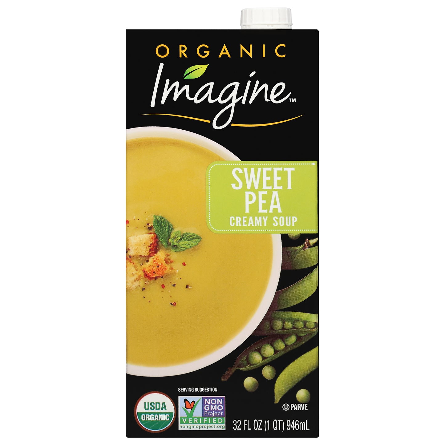 Imagine Organic Creamy Sweet Pea Soup 32 fl oz