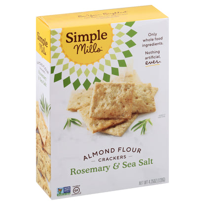 Simple Mills Almond Flour Rosemary & Sea Salt Crackers 4.25 oz