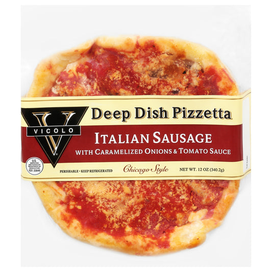 Vicolo Chicago Style Italian Sausage Deep Dish Pizzetta 12 oz