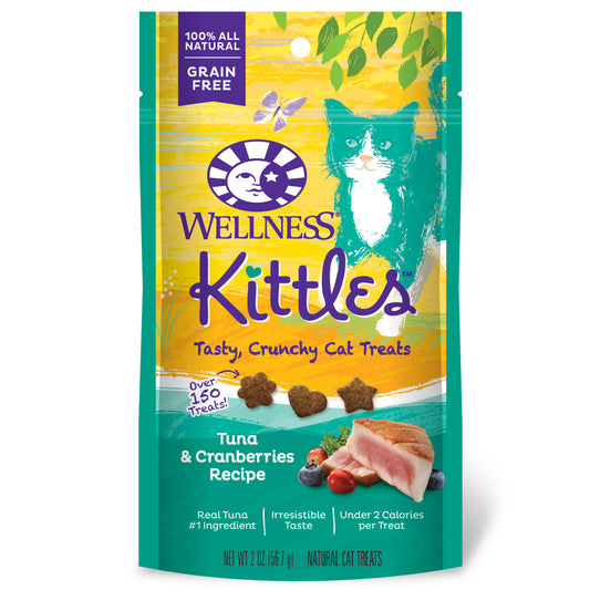 Wellness, Cat Treat Kittles Tuna And Cranberry, 2 Oz