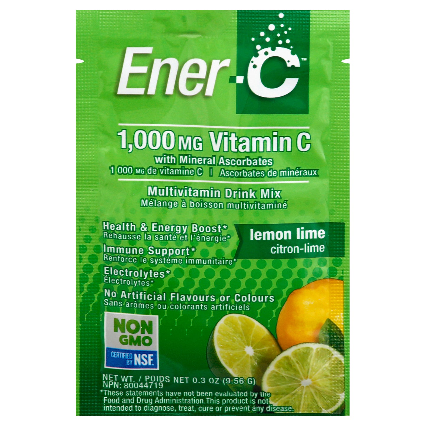 EnerC Lemon Lime Multivitamin Drink Mix 0.3 oz