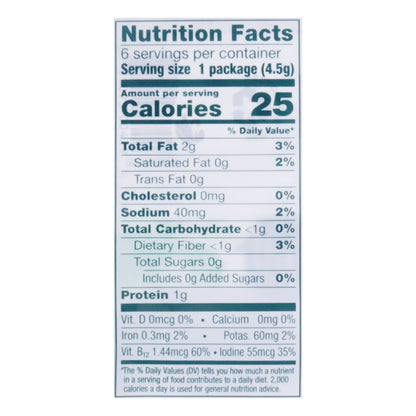 gimMe Roasted Sea Salt & Avocado Oil Seaweed Snacks Value Pack 6 - 0.16 oz Trays