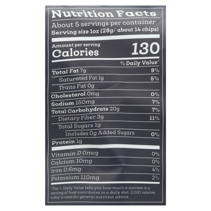 Siete Grain Free Squeeze of Lime Tortilla Chips 5 oz