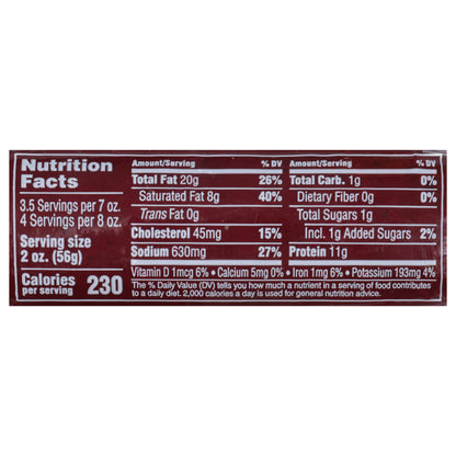 Niman Ranch All Natural Uncured Summer Sausage 8 oz