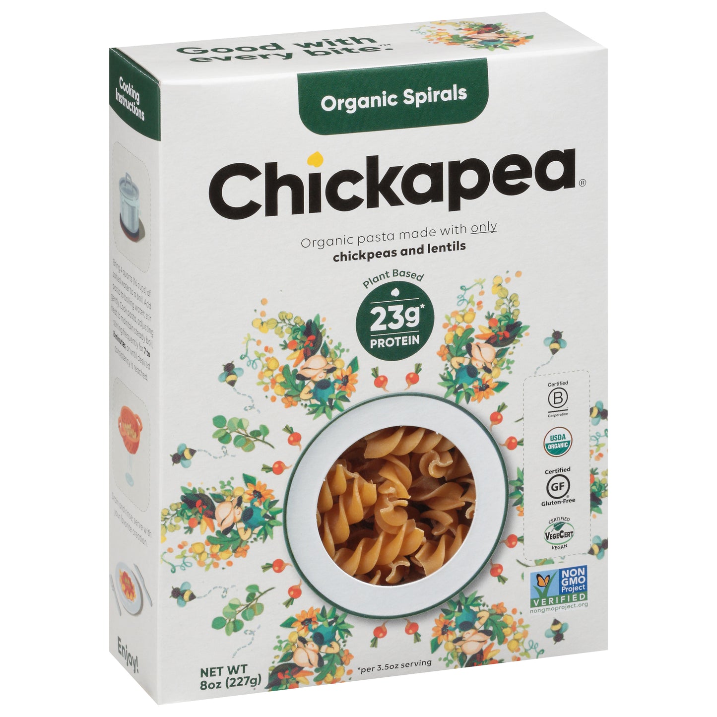 Chickapea Organic Spirals 8 oz