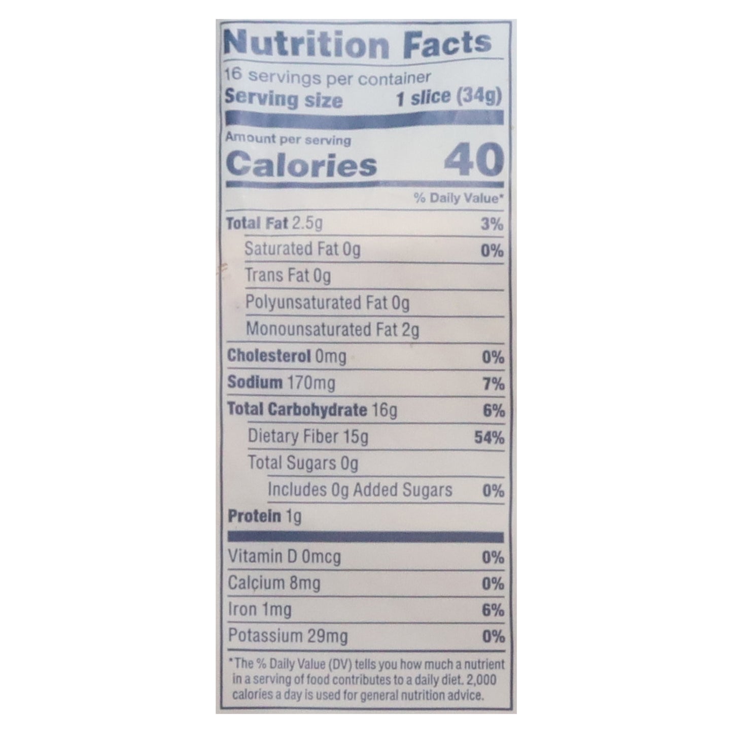 Carbonaut White Gluten Free Bread 19 oz