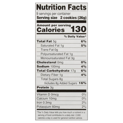 Back to Nature Peanut Butter Creme Sandwich Cookies 8.25 oz