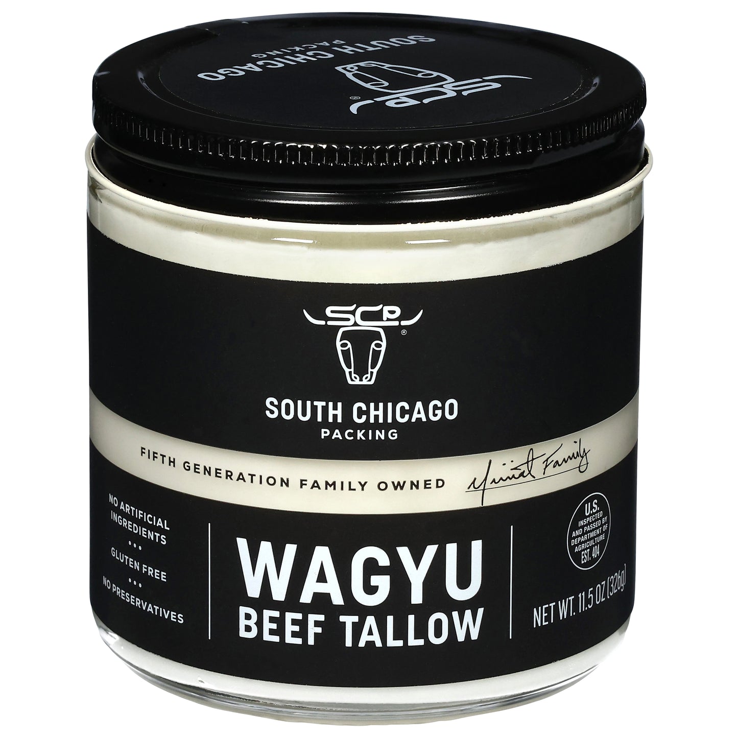 South Chicago Packing Wagyu Beef Tallow Cooking Fat 11.5 oz