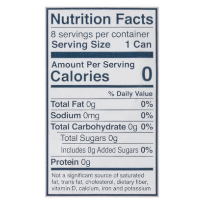 Waterloo Peach Sparkling Water 8 - 12 fl oz Cans