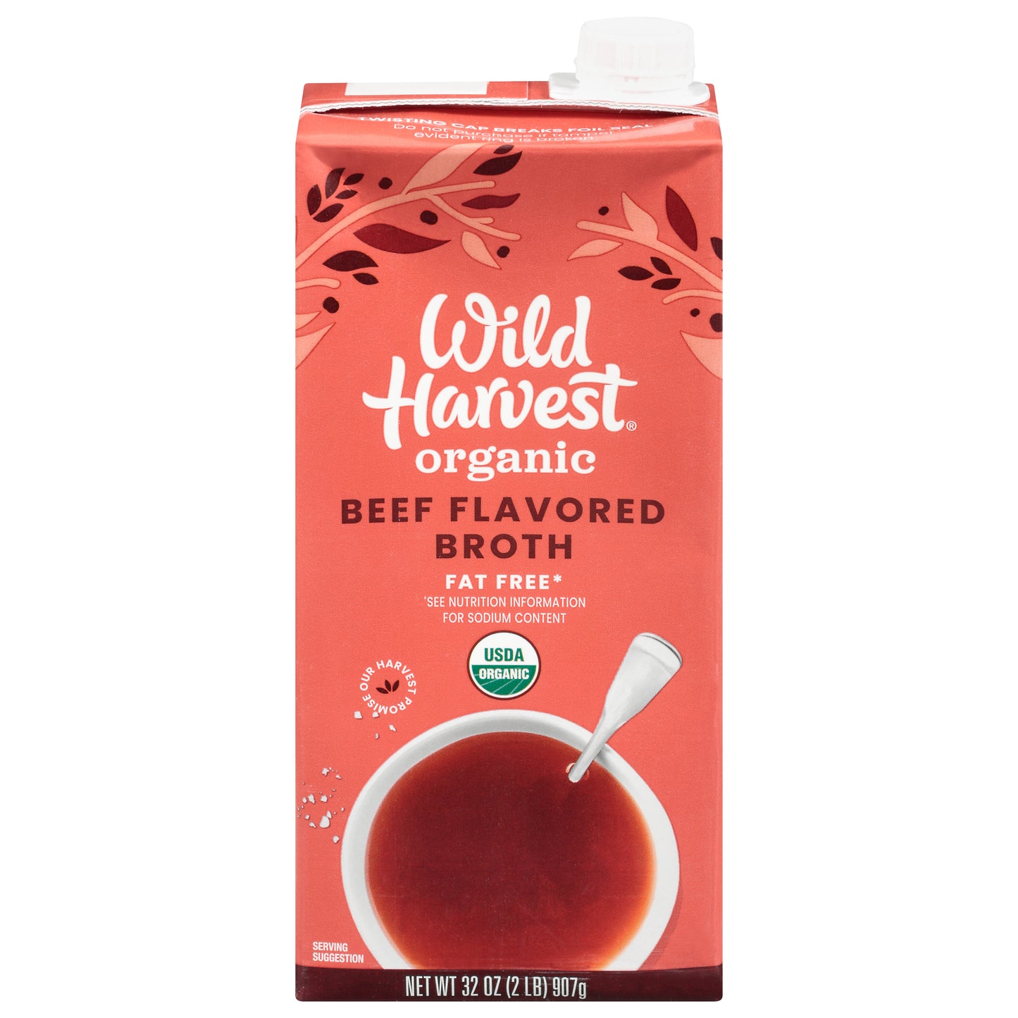 Wild Harvest Beef Flavored Broth 32 oz