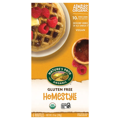 Nature's Path Organic Homestyle Waffles 7oz Box