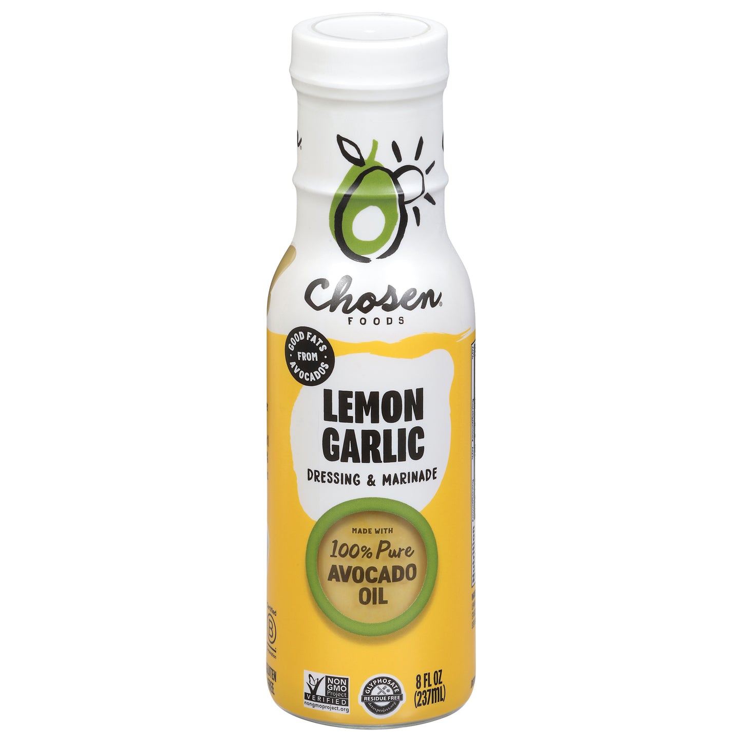 Chosen Foods Lemon Garlic Dressing & Marinade 8 fl oz