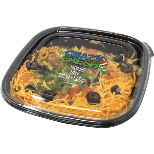 Crazy Fresh Taco Dip Tray