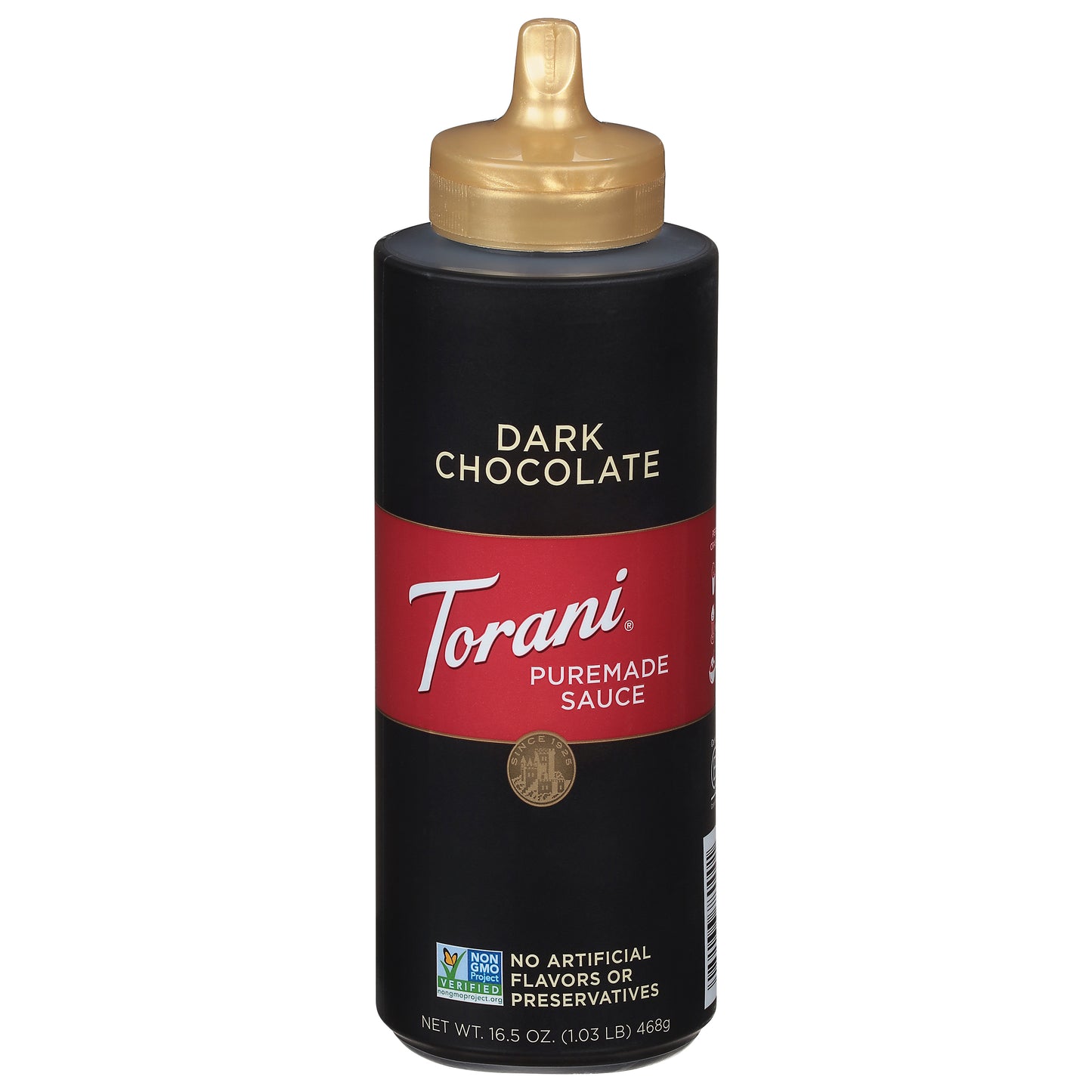 Torani Dark Chocolate Puremade Sauce 16.5 oz