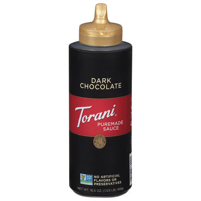Torani Dark Chocolate Puremade Sauce 16.5 oz