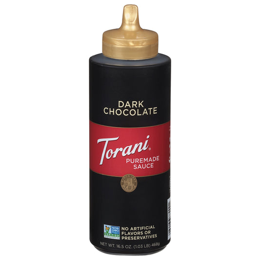 Torani Dark Chocolate Puremade Sauce 16.5 oz