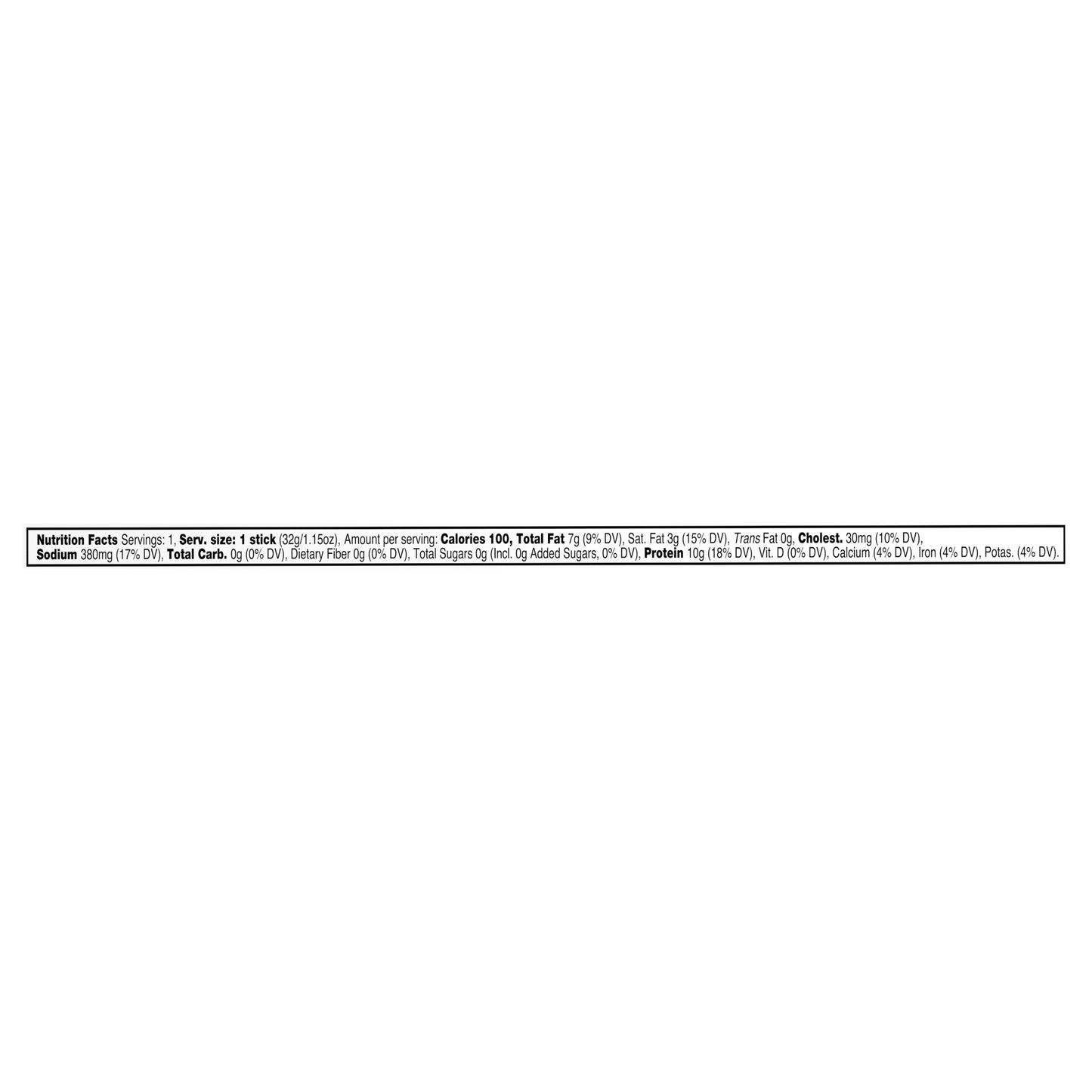 Chomps Grass-Fed and Finished Italian Style Beef Jerky Meat Snack, 1.15oz Stick