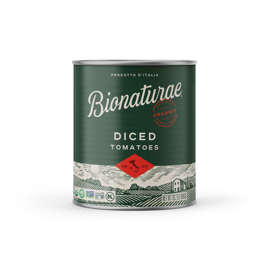 Bionaturae, Tomatoes Diced Organic, 28.2 Oz