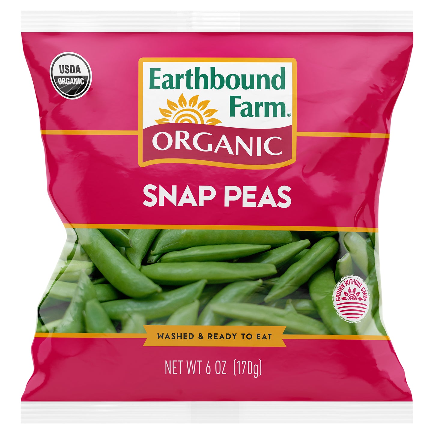 Earthbound Farm Organic Snap Peas 6 oz
