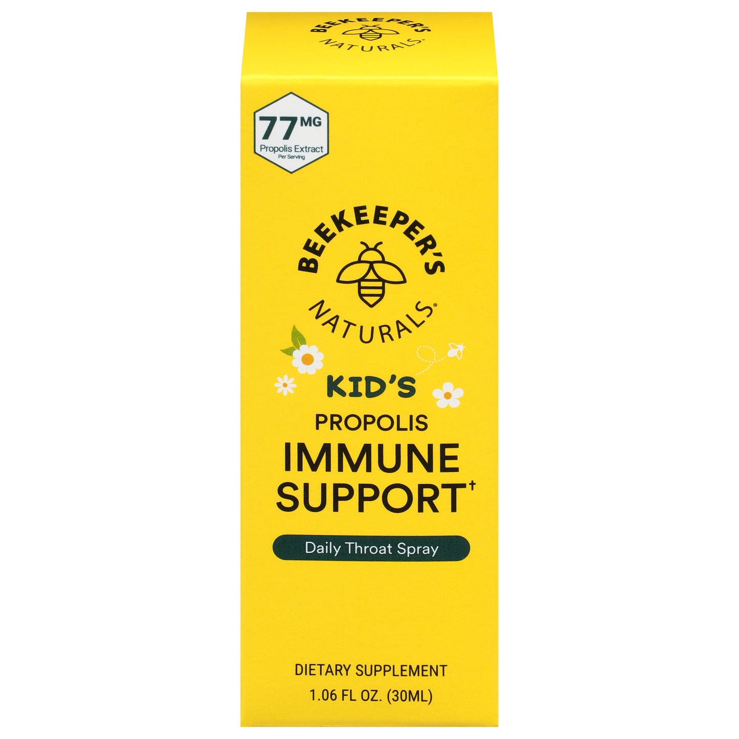 Beekeeper's Naturals Kid's Propolis Daily Throat Spray Immune Support 1.06 fl oz