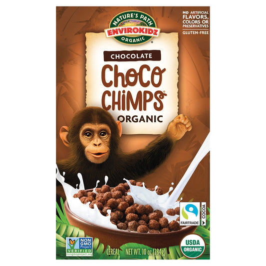 Nature's Path Envirokidz Organic Choco Chimps Cereal 10oz Box