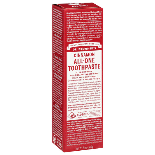 Dr. Bronner's Cinnamon All-One Toothpaste 5 oz
