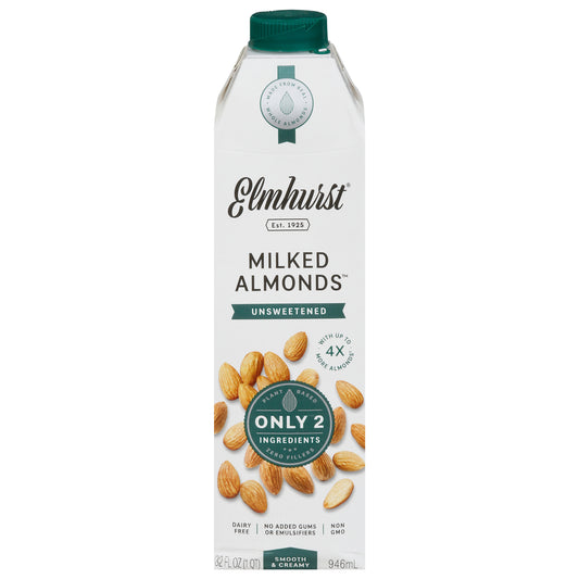 Elmhurst Unsweetened Milked Almonds 32 fl oz