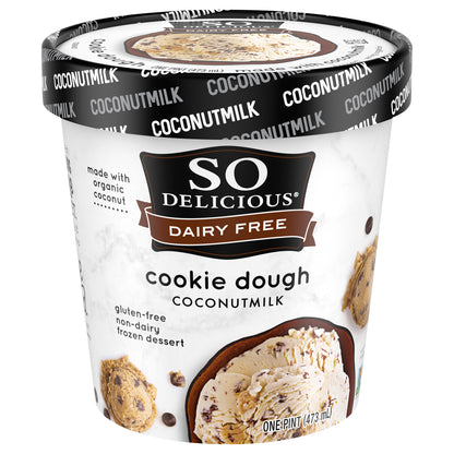 So Delicious Dairy Free Cookie Dough Coconut Milk Frozen Dessert, 1 Pint