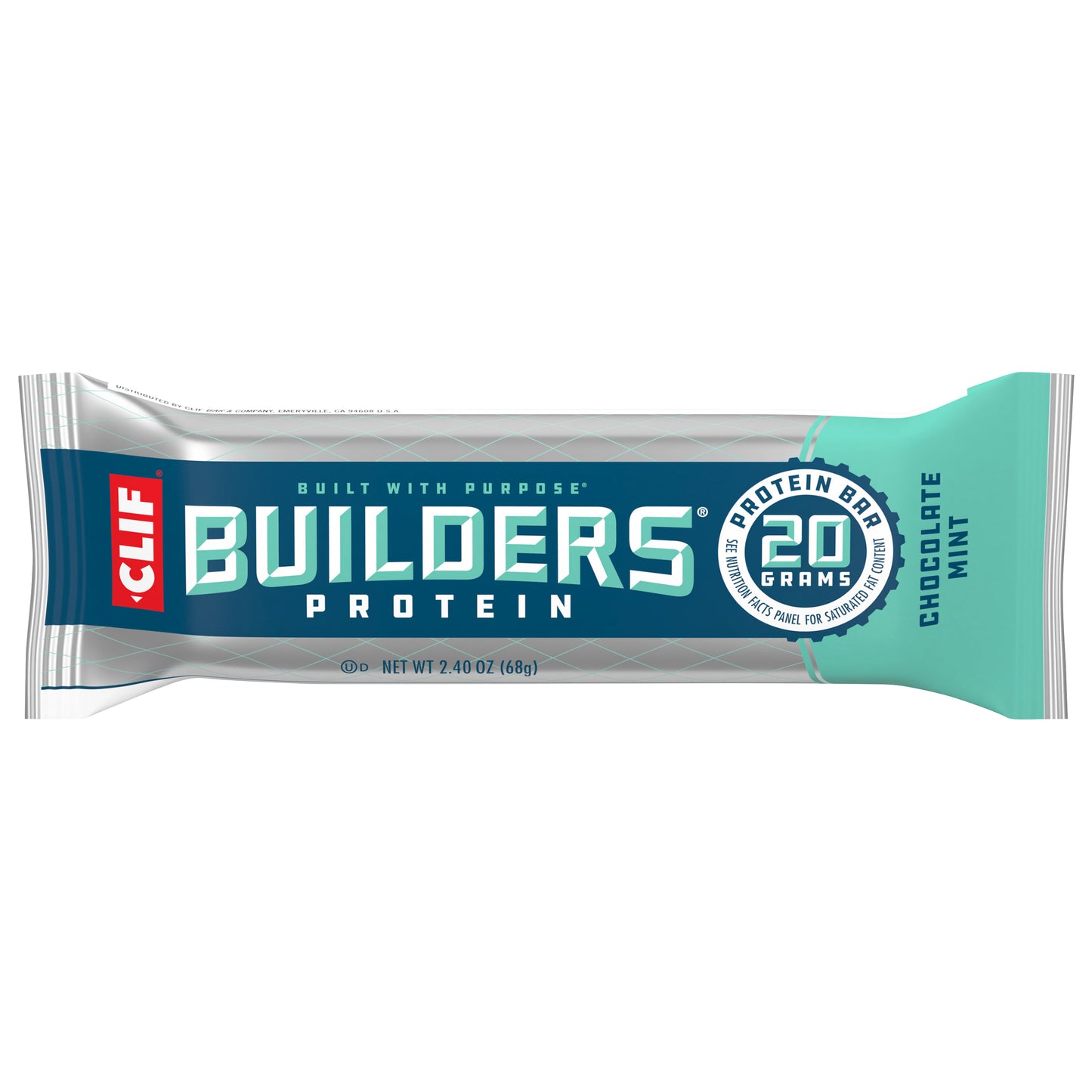 CLIF Builders - Chocolate Mint - Protein Bar - 2.4 oz.