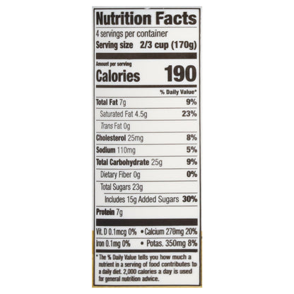 The Greek Gods Greek Style Honey Vanilla Yogurt 24 oz