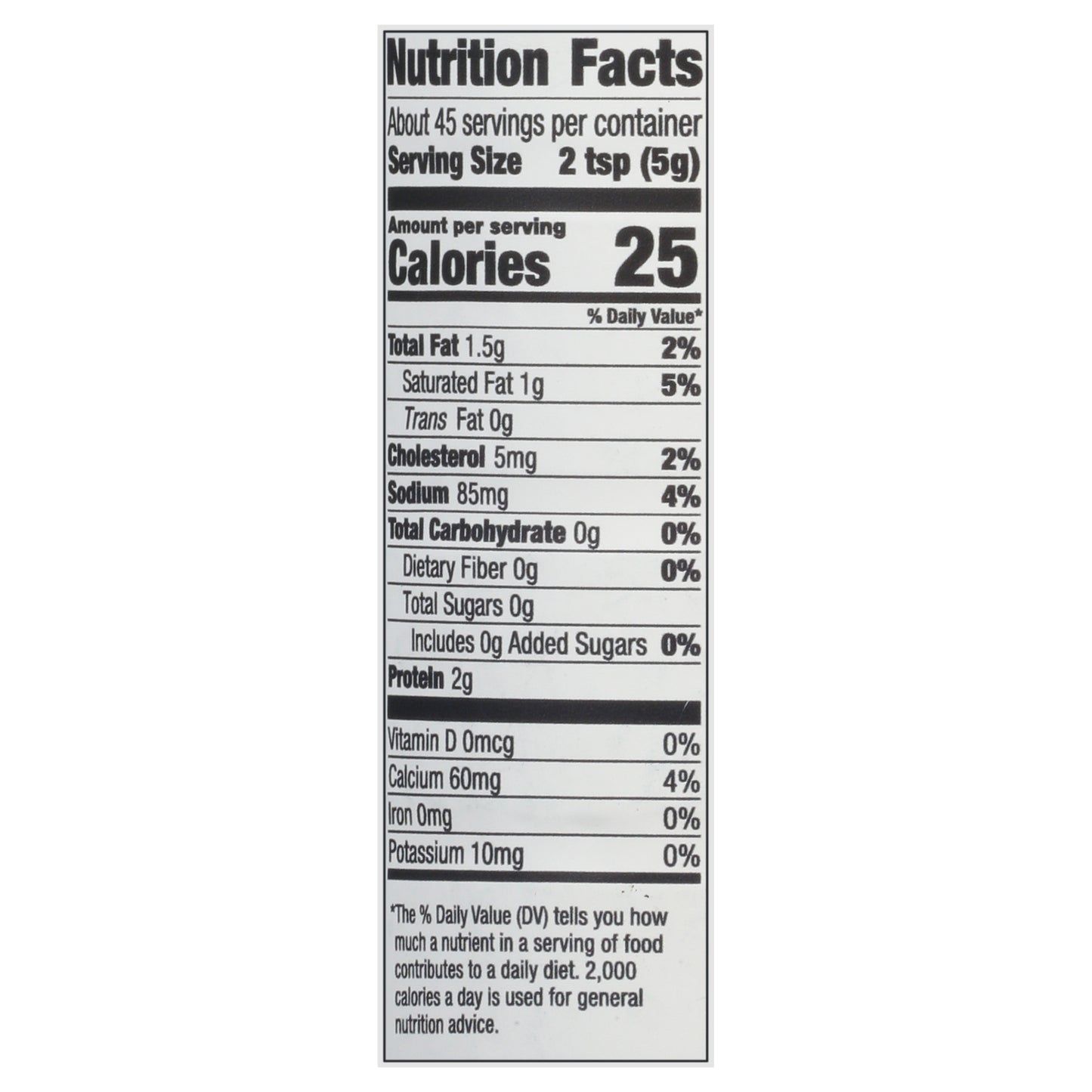 Cadia Everyday Parmesan Grated Parmesan 8 oz