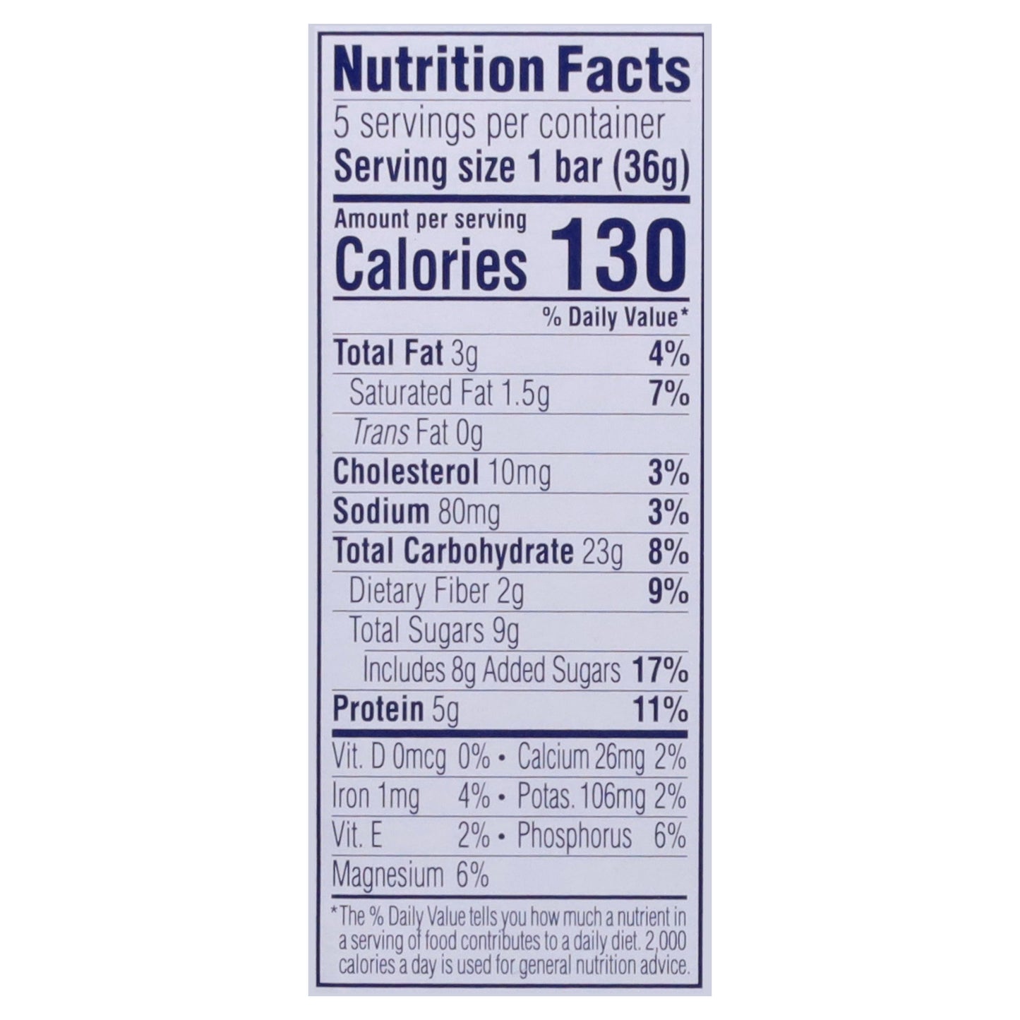 Zbar Protein Whole Grain Crispy Cookies 'N Creme Snack Bars 5 - 1.27 oz Bars