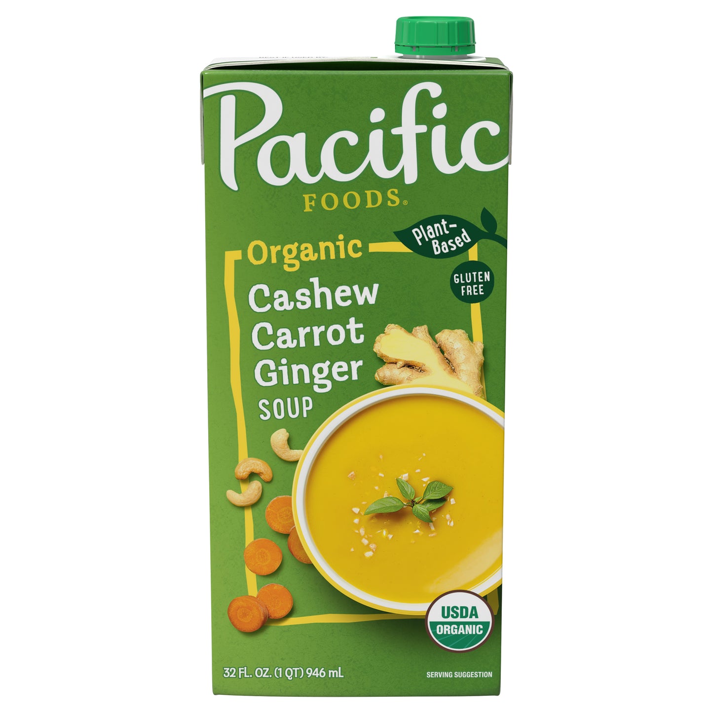 Pacific Foods Organic Cashew Carrot Ginger Soup 32 fl oz