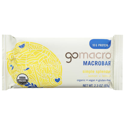 GoMacro Lemon + Lemon MacroBar 2.3 oz