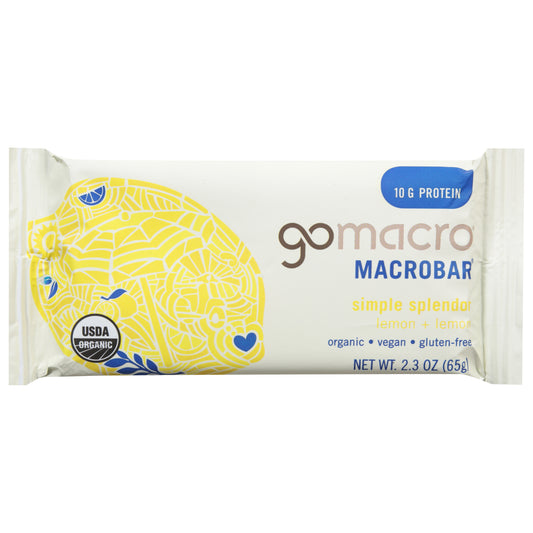 GoMacro Lemon + Lemon MacroBar 2.3 oz