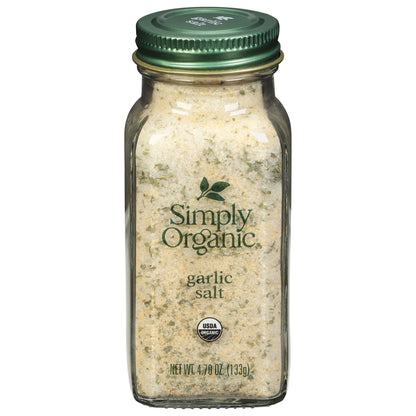Simply Organic Garlic Salt 4.70 oz